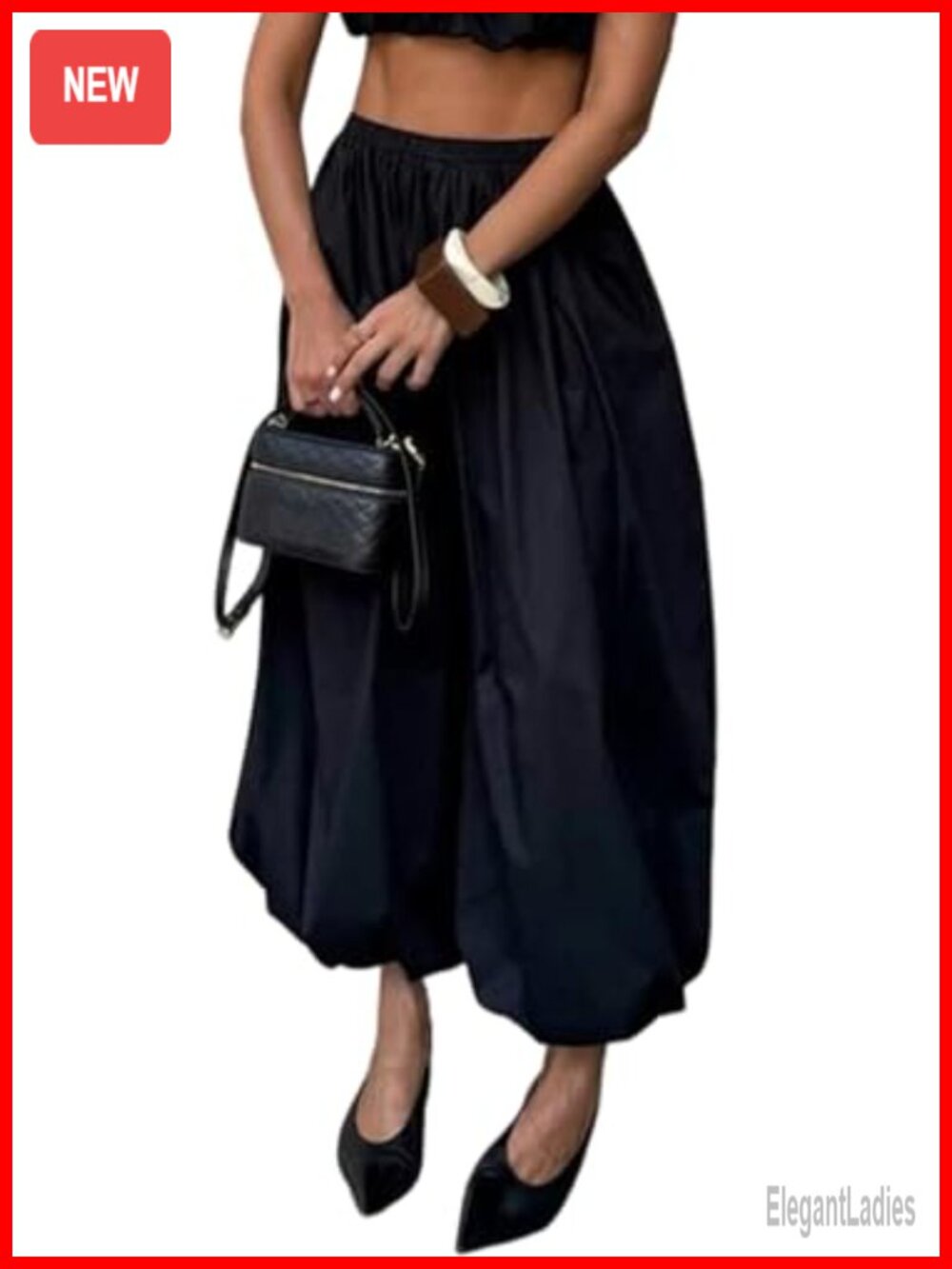 Tbahhir Women Wide Leg Balloon Barrel Pants Pleated Baggy Harem Trousers